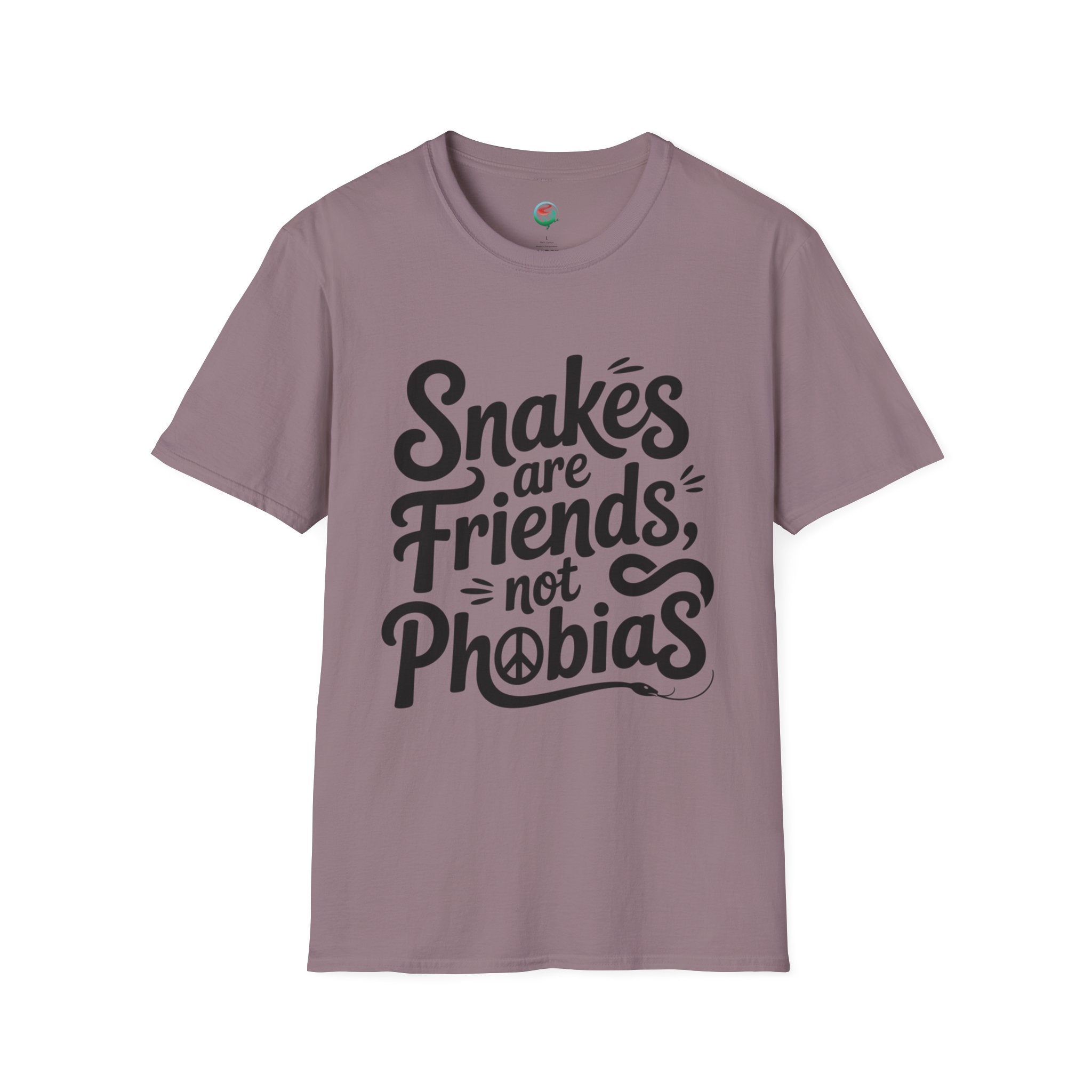Snakes Are Friends T-Shirt — 'Snakes are Friends, Not Phobias' Graphic Tee for Snake Lovers