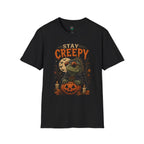 Stay Creepy Iguana Halloween Shirt | Funny Reptile Spooky Season Tee