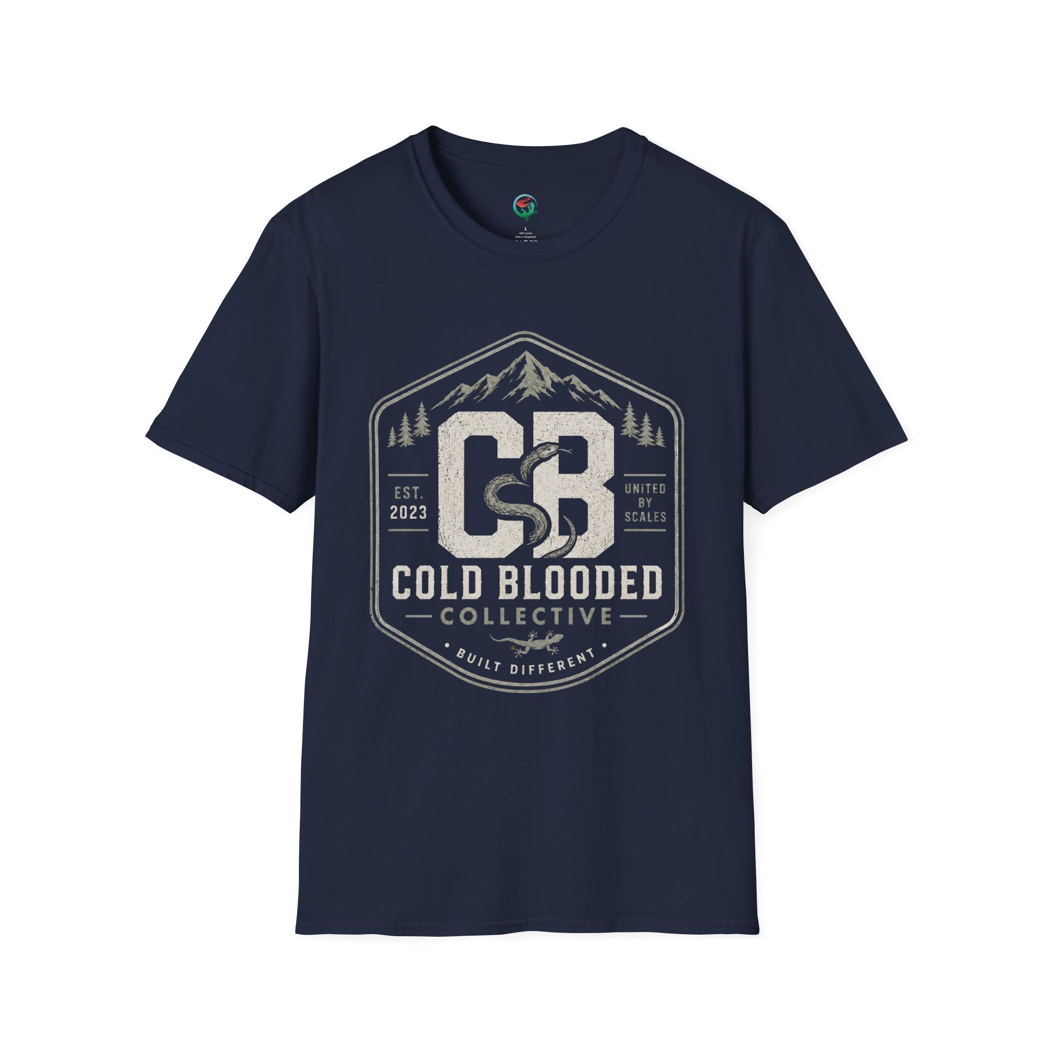 Cold Blooded Collective – Built Different Reptile Graphic T-Shirt