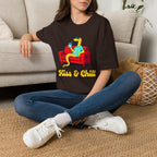 T-Shirt — 'Kiss & Chill' Relaxed Snake Graphic Tee