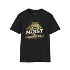 Moist & Unbothered Funny Frog Graphic T-Shirt