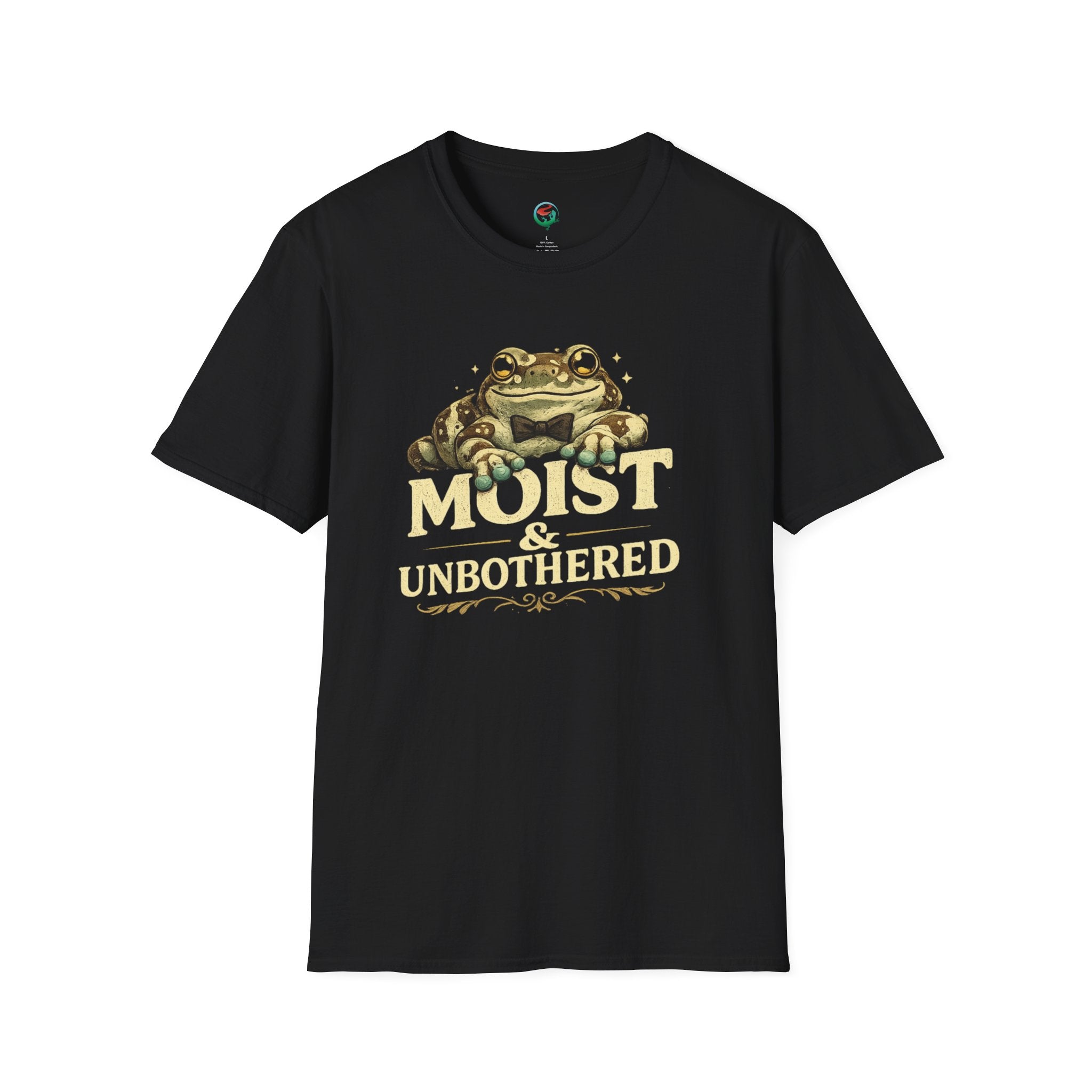 Moist & Unbothered Funny Frog Graphic T-Shirt
