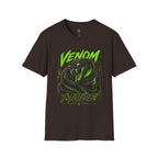 Venom Mode Graphic T-Shirt — Neon Green Snake Illustration