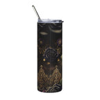 20oz Stainless Tumbler — Gothic Rose & Snake Insulated Travel Cup