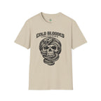 Cold Blooded Collective Skull & Snake T-Shirt — Edgy Gothic Graphic Tee