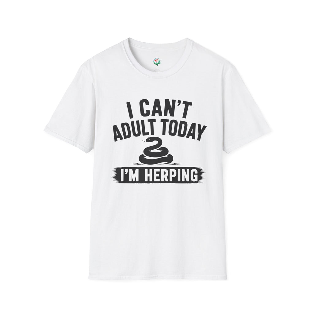 I Can't Adult Today I'm Herping Shirt | Funny Snake Herping Tee