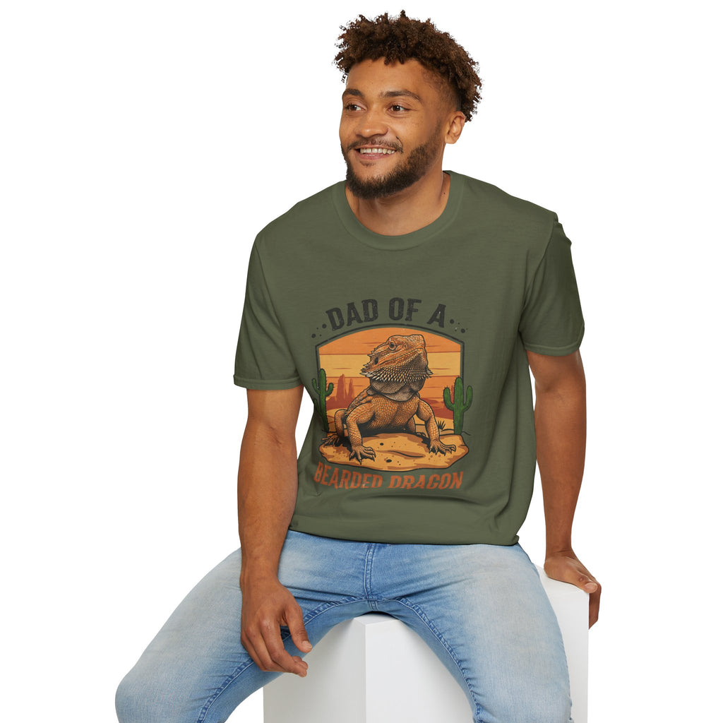 Dad of a Bearded Dragon T-Shirt — Funny Reptile Dad Gift
