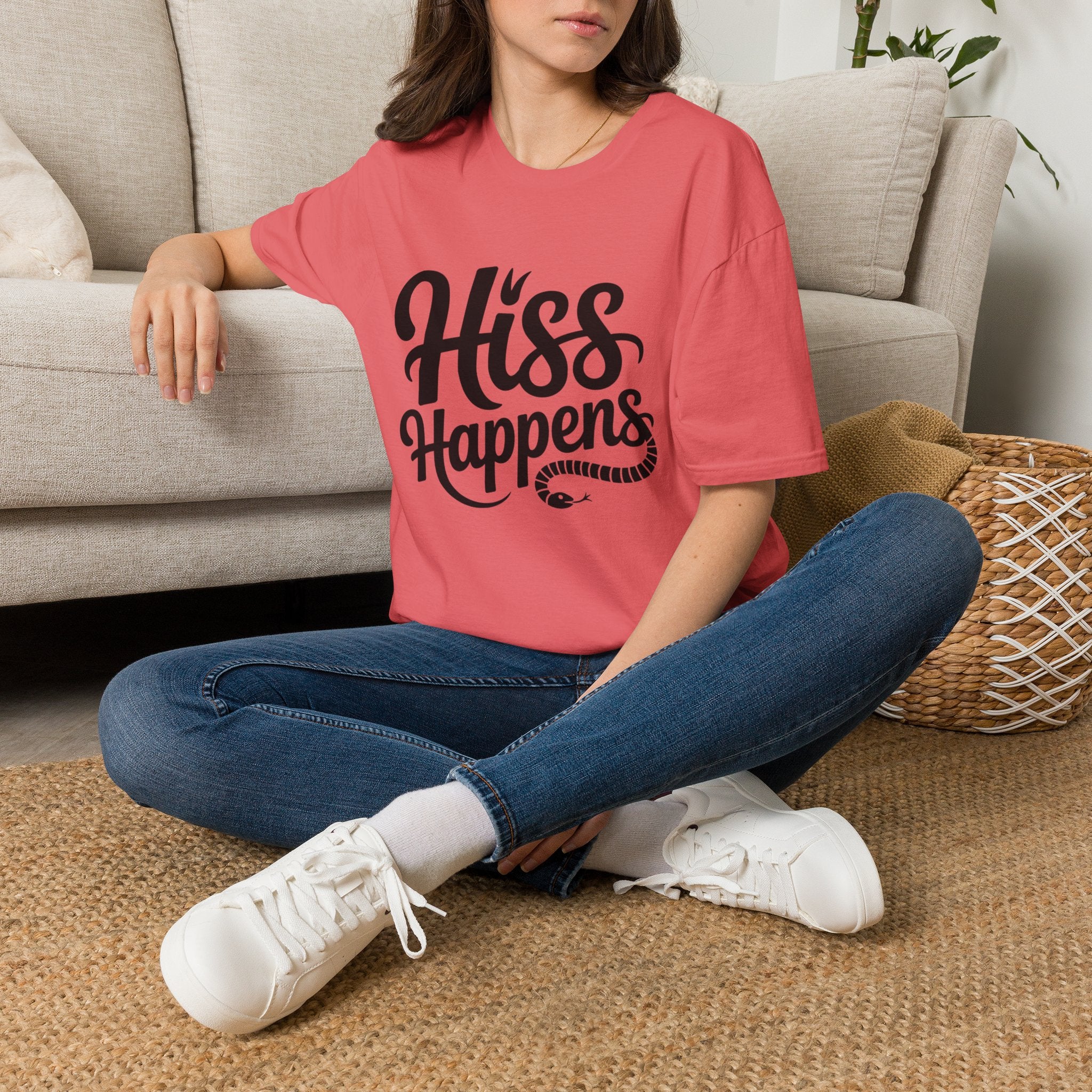 Hiss Happens T-Shirt — Funny Snake Lover Tee