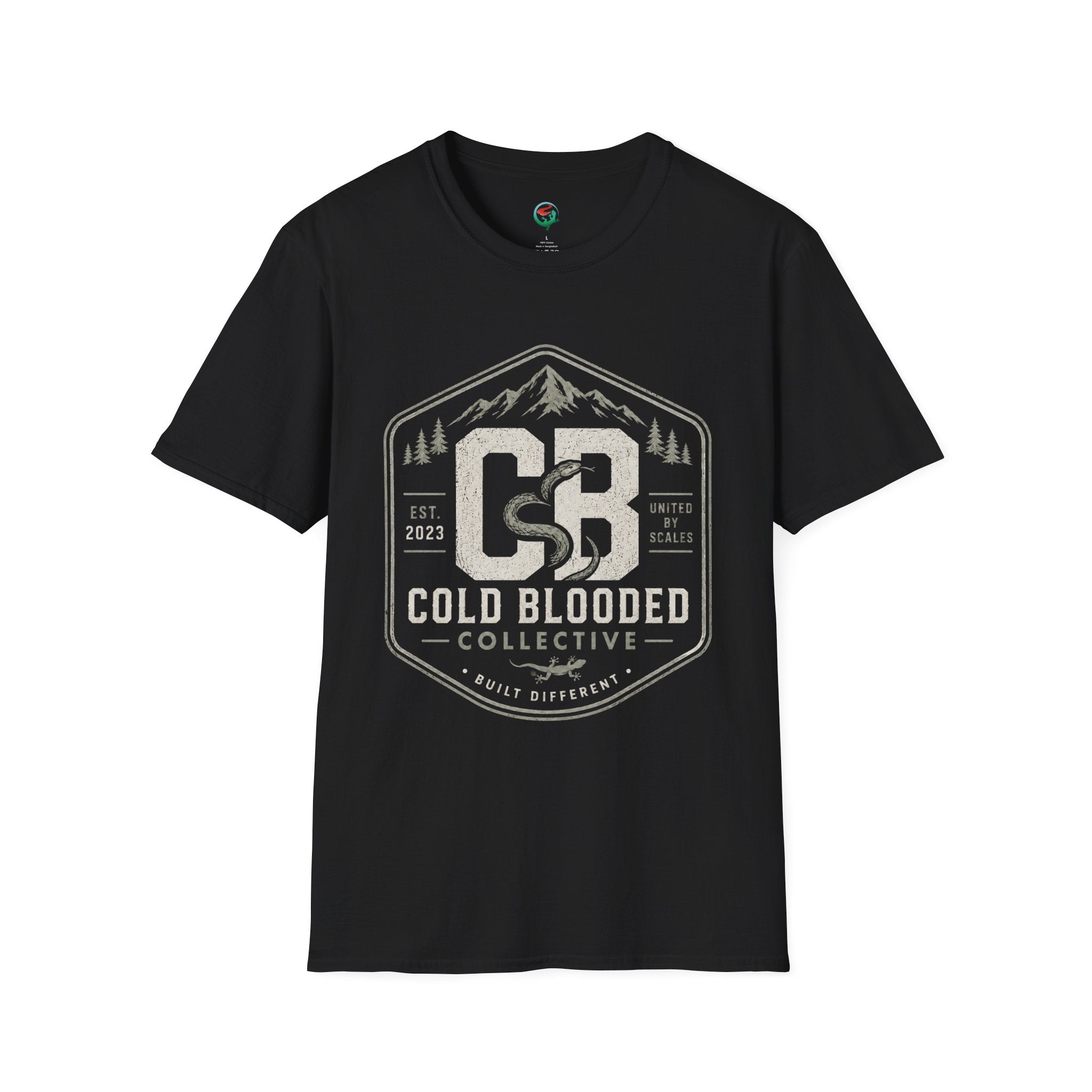 Cold Blooded Collective – Built Different Reptile Graphic T-Shirt