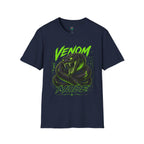 Venom Mode Graphic T-Shirt — Neon Green Snake Illustration