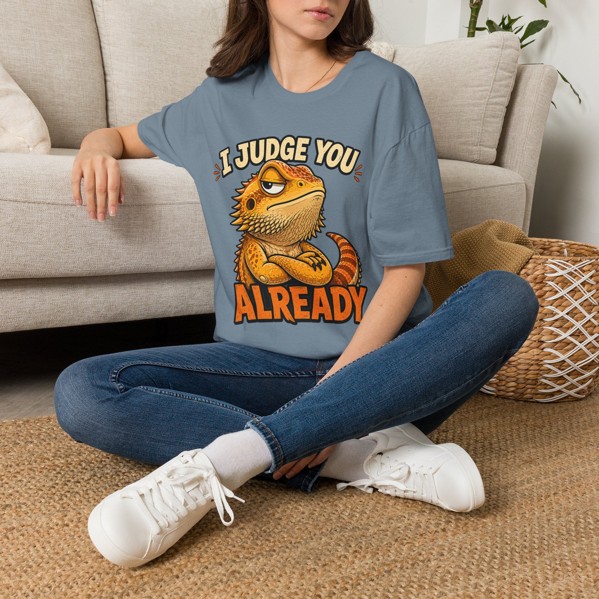 Bearded Dragon "I Judge You Already" T-Shirt