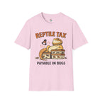 Reptile Tax T-Shirt — “Payable in Bugs” Bearded Dragon Tee
