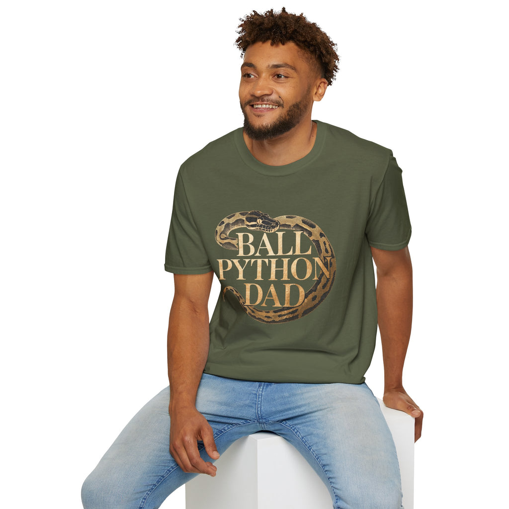 Ball Python Dad T‑Shirt — Vintage Snake Reptile Lover Tee