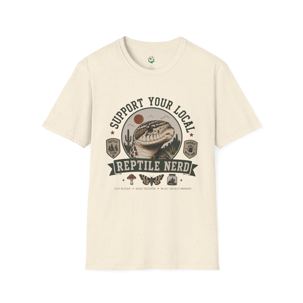 Support Your Local Reptile Nerd T-Shirt