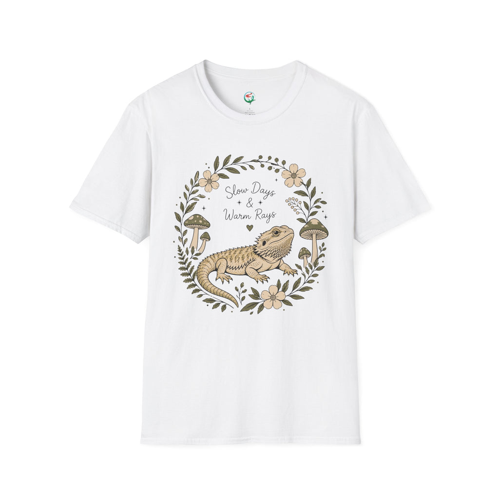 Slow Days & Warm Rays Bearded Dragon Nature T-Shirt | Red River Exotics