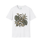 Botanical Snake Graphic T-Shirt | Vintage Floral Reptile Tee