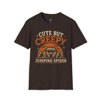 Cute But Creepy Jumping Spider T-Shirt — Funny Halloween Spider Tee