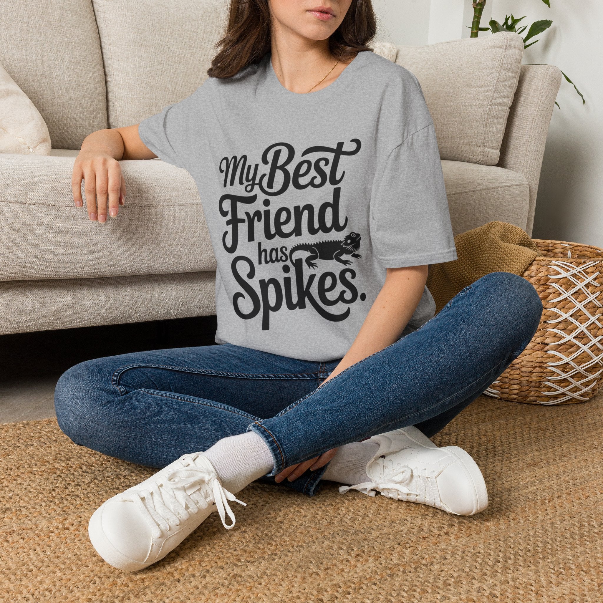 My Best Friend Has Spikes Bearded Dragon T-Shirt