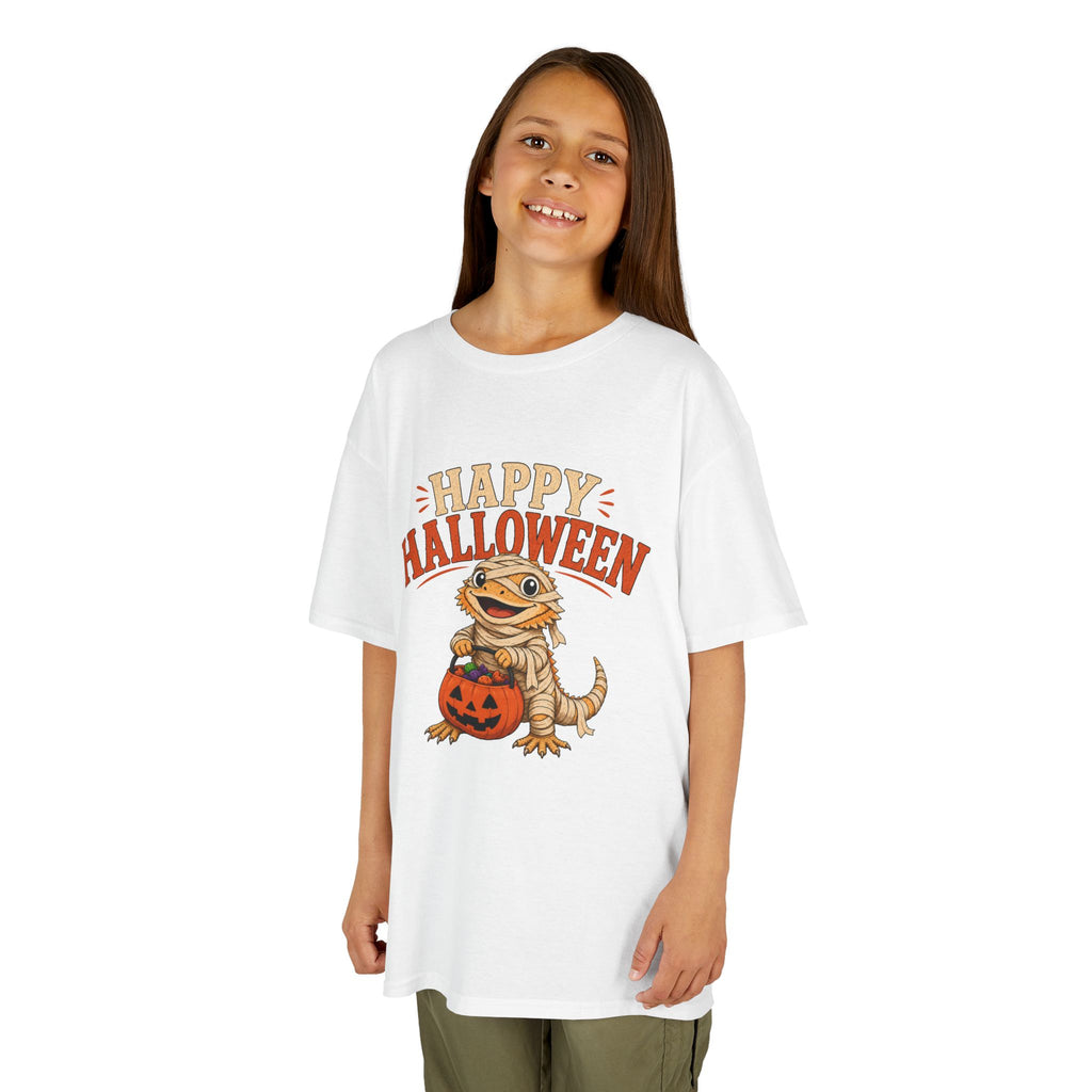 Kids "Happy Halloween" Bearded Dragon T-Shirt