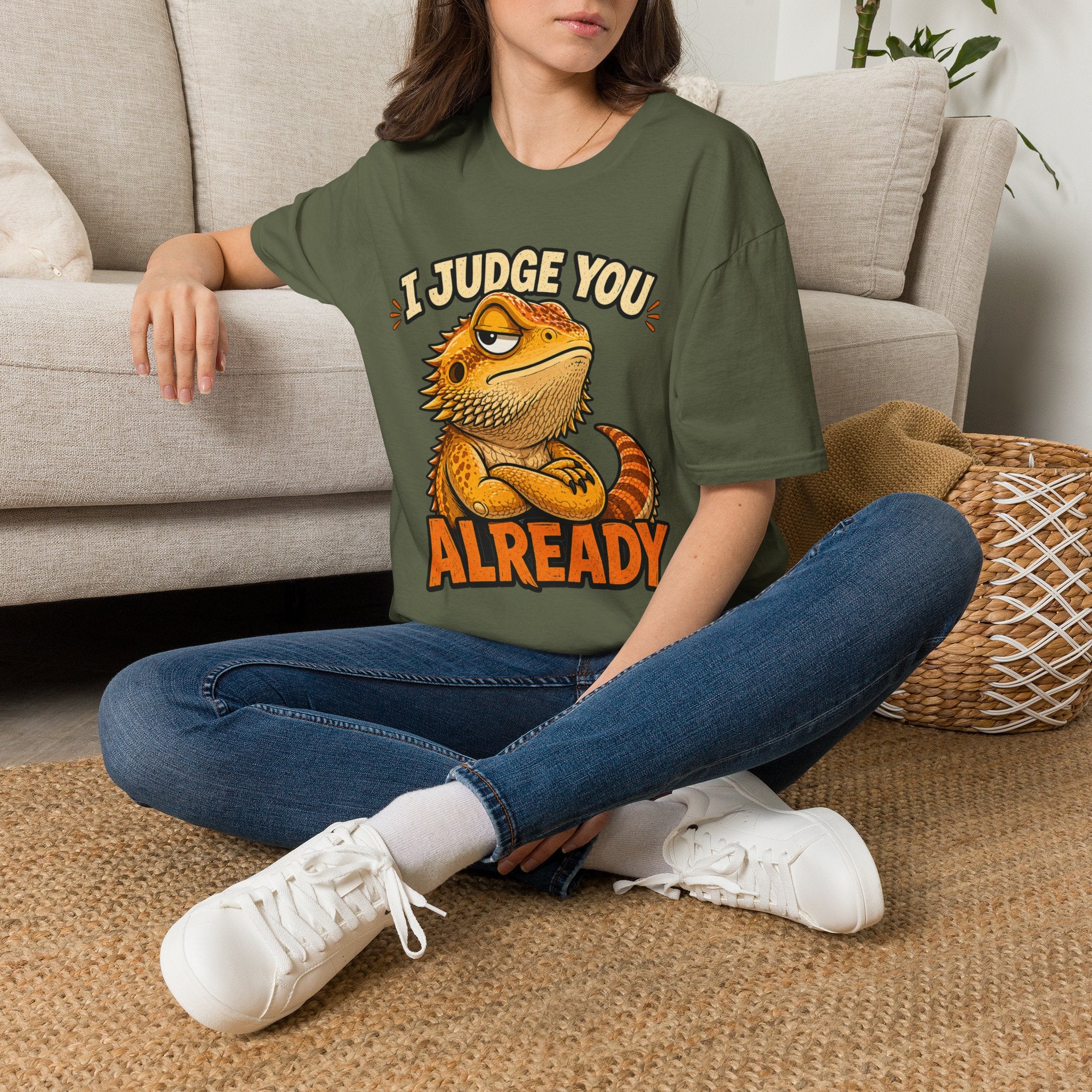 Bearded Dragon "I Judge You Already" T-Shirt