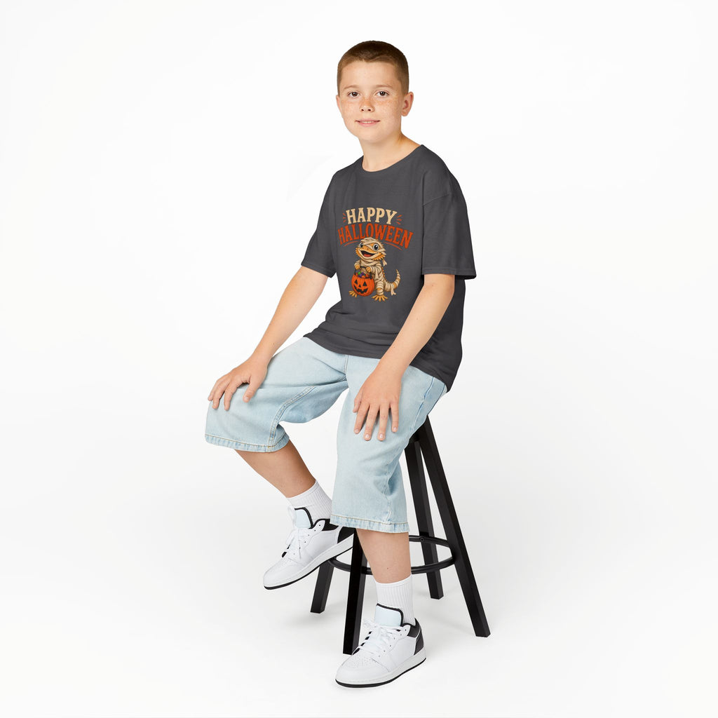 Kids "Happy Halloween" Bearded Dragon T-Shirt