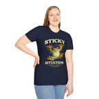 Sticky Situation – Thriving Anyway Frog Graphic T-Shirt