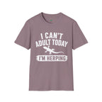 I Can't Adult Today I'm Herping Gecko Shirt | Funny Reptile Tee