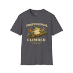 Professional Climber – No Equipment Required Tree Frog Graphic T-Shirt