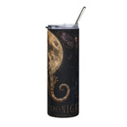 20oz Tumbler — Gothic Moon & Bearded Dragon Stainless Steel Travel Cup
