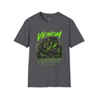 Venom Mode Graphic T-Shirt — Neon Green Snake Illustration
