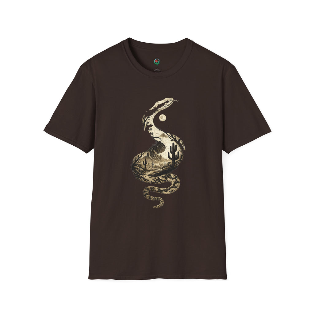 Desert Snake Silhouette Graphic T-Shirt