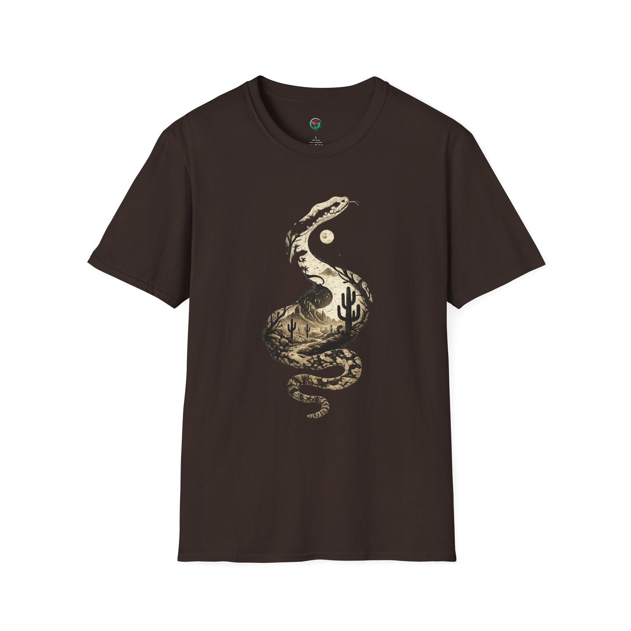 Desert Snake Silhouette Graphic T-Shirt