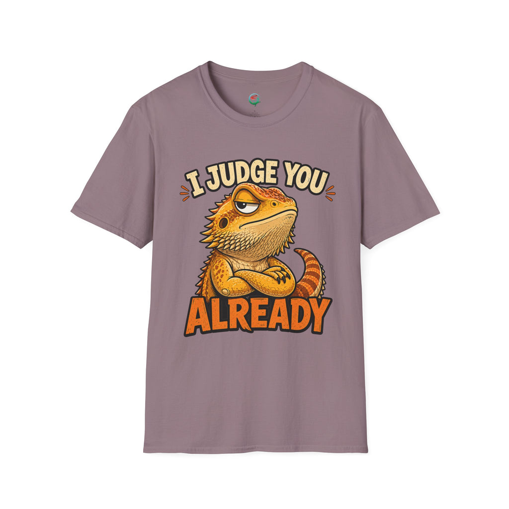 Bearded Dragon "I Judge You Already" T-Shirt