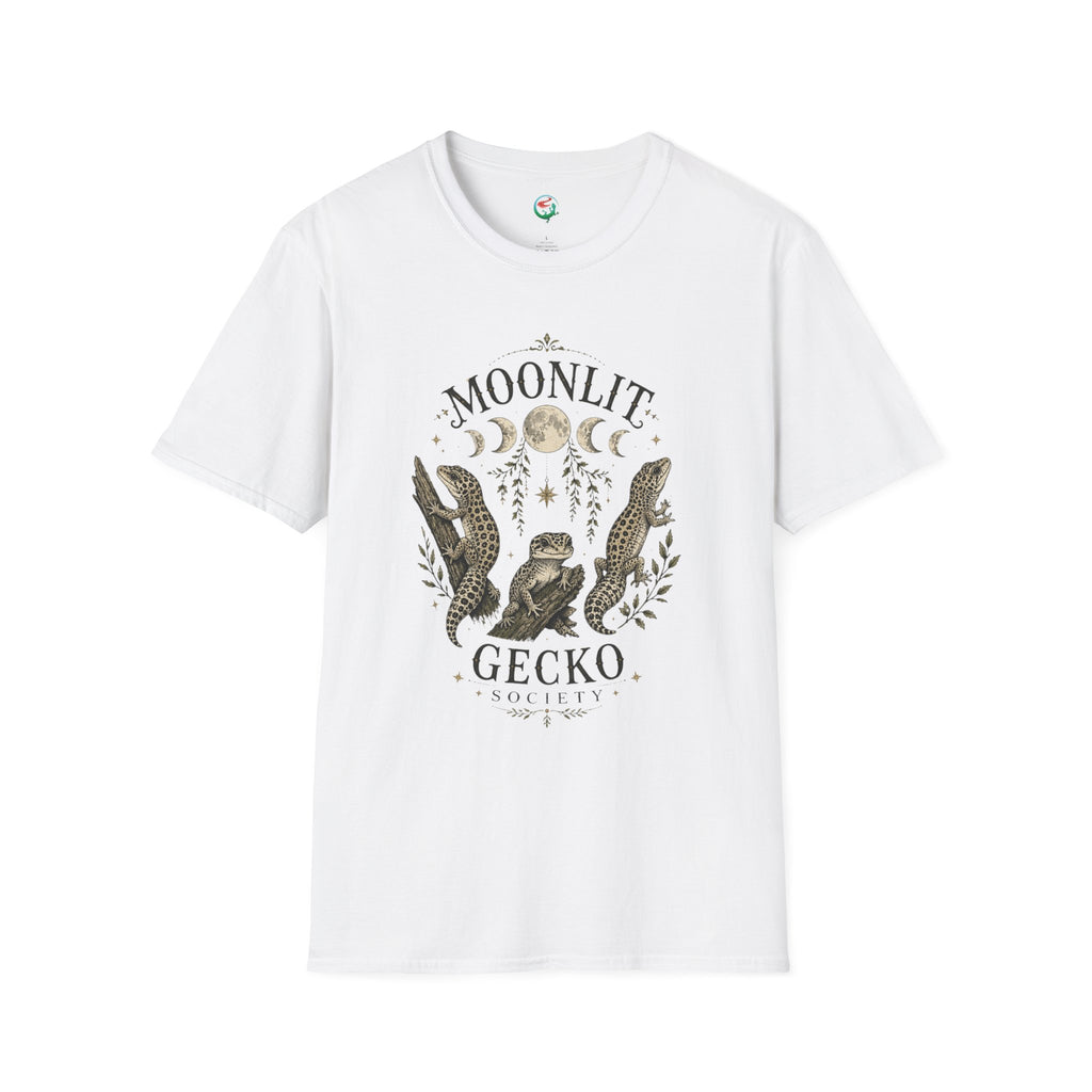 Moonlit Gecko T-Shirt — Celestial Gecko Graphic Tee