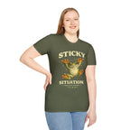 Sticky Situation – Thriving Anyway Frog Graphic T-Shirt