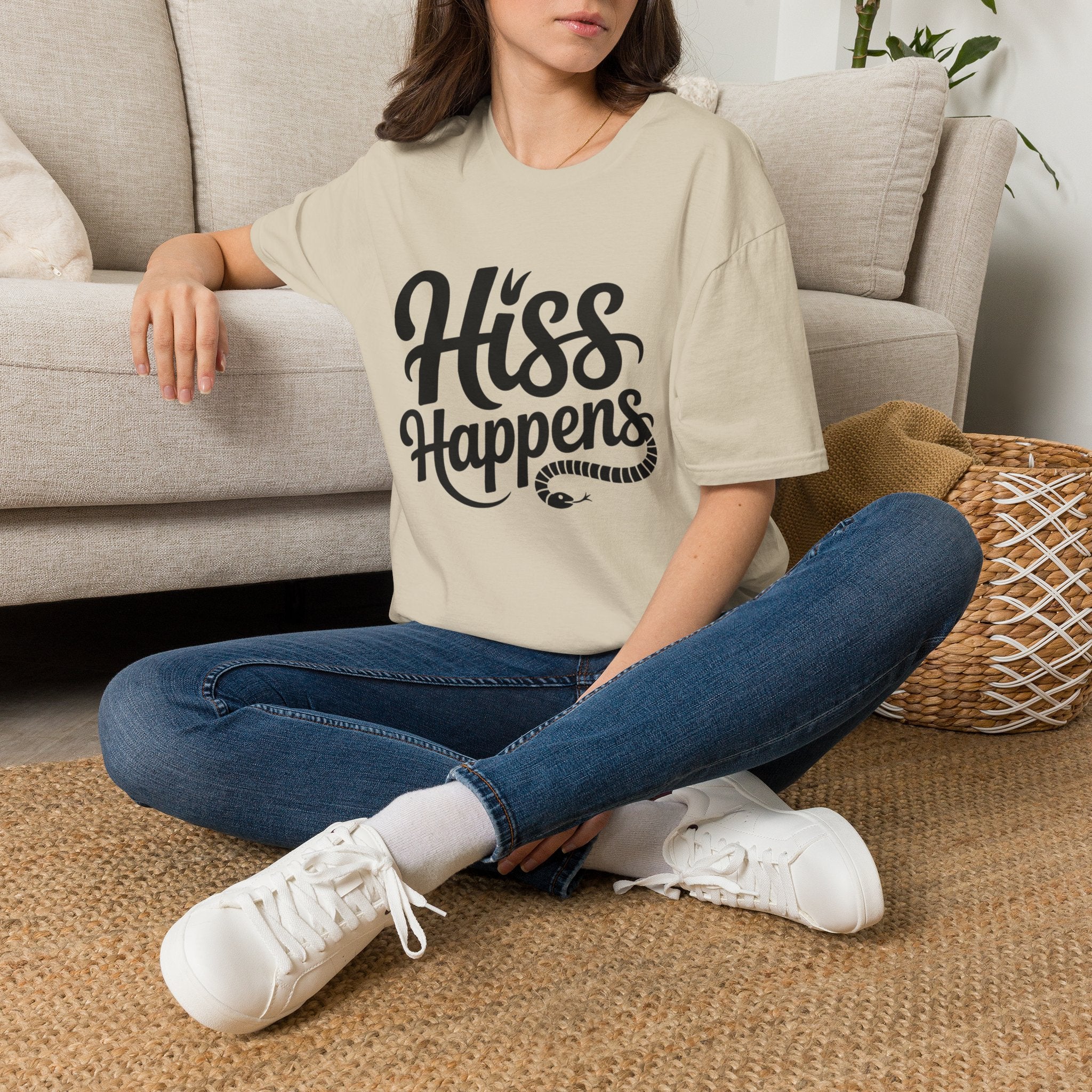 Hiss Happens T-Shirt — Funny Snake Lover Tee