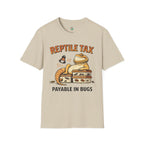 Reptile Tax T-Shirt — “Payable in Bugs” Bearded Dragon Tee