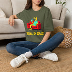 T-Shirt — 'Kiss & Chill' Relaxed Snake Graphic Tee