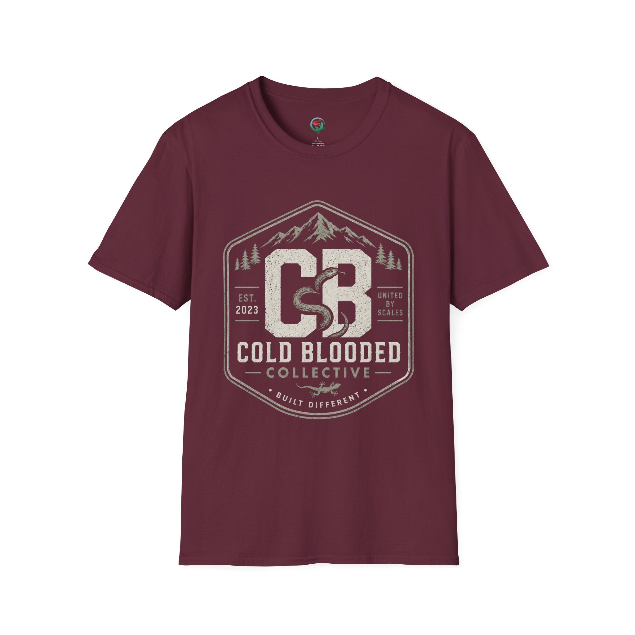Cold Blooded Collective – Built Different Reptile Graphic T-Shirt