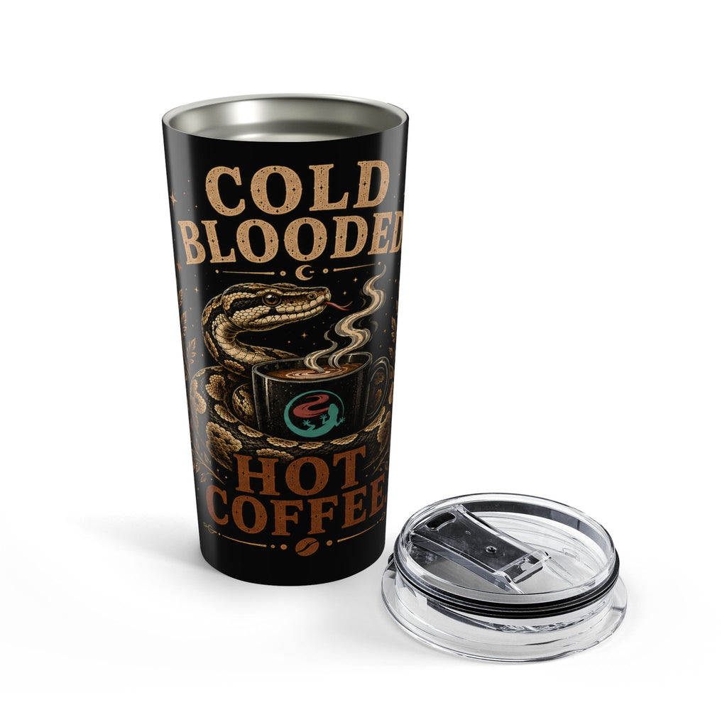 Cold Blooded. Hot Coffee. Insulated Reptile Travel Tumbler