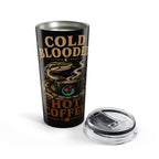 Cold Blooded. Hot Coffee. Insulated Reptile Travel Tumbler