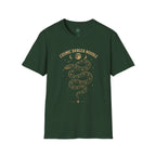 Cosmic Danger Noodle T-Shirt — Vintage Celestial Snake Tee