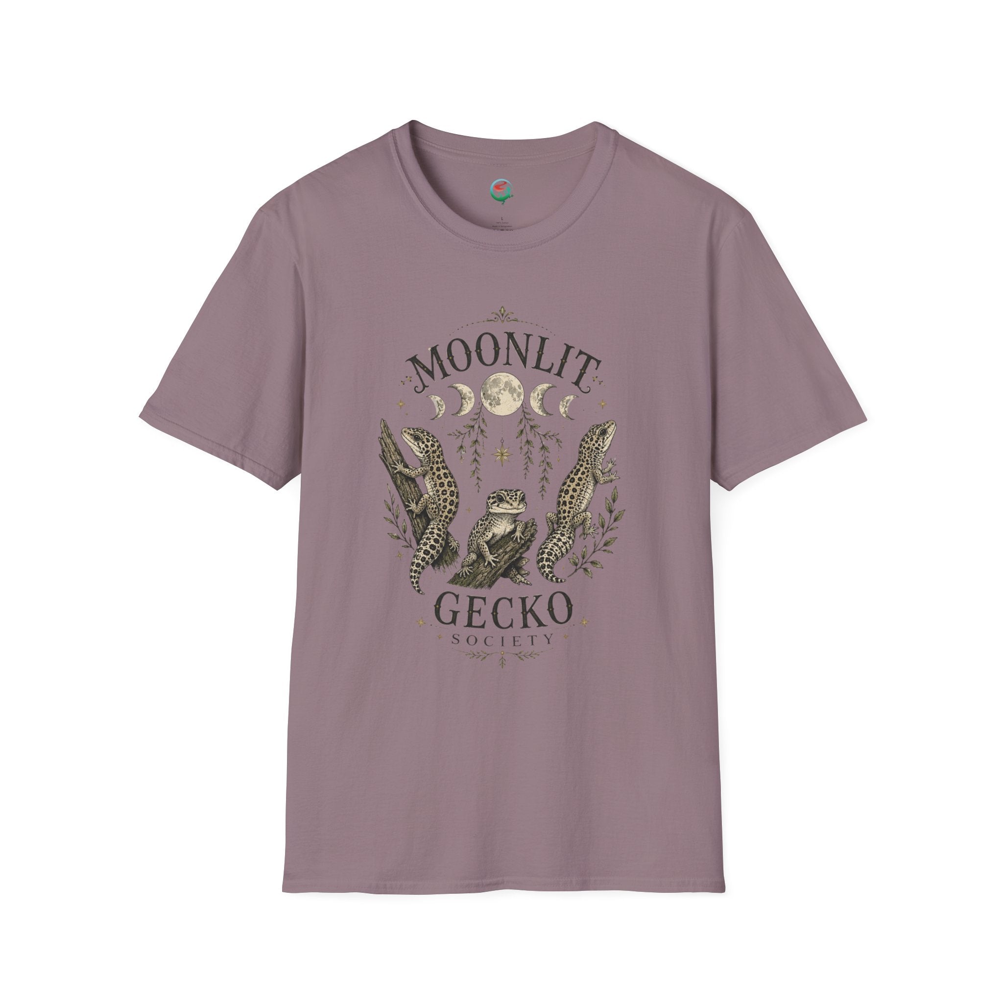 Moonlit Gecko T-Shirt — Celestial Gecko Graphic Tee