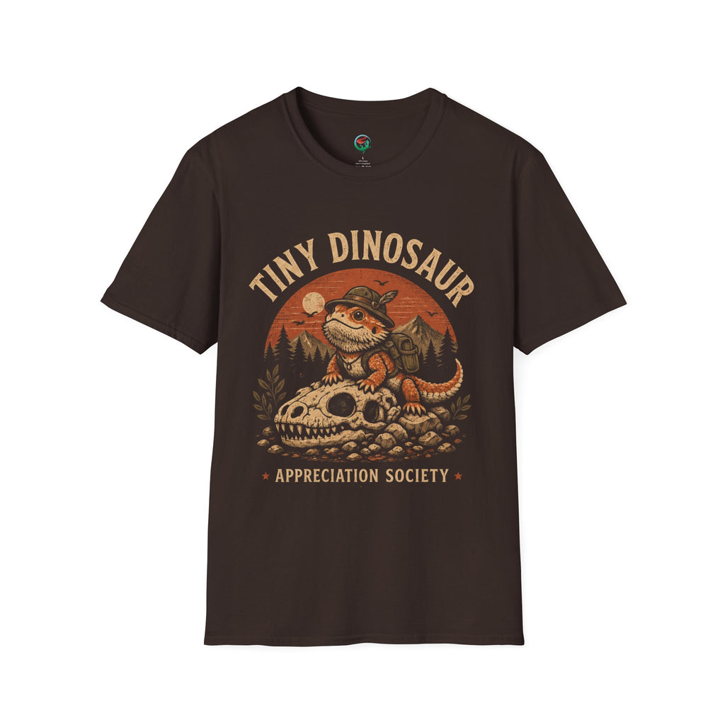 Tiny Dinosaur T-Shirt — 'Tiny Dinosaur Appreciation Society' Retro Dino Graphic Tee