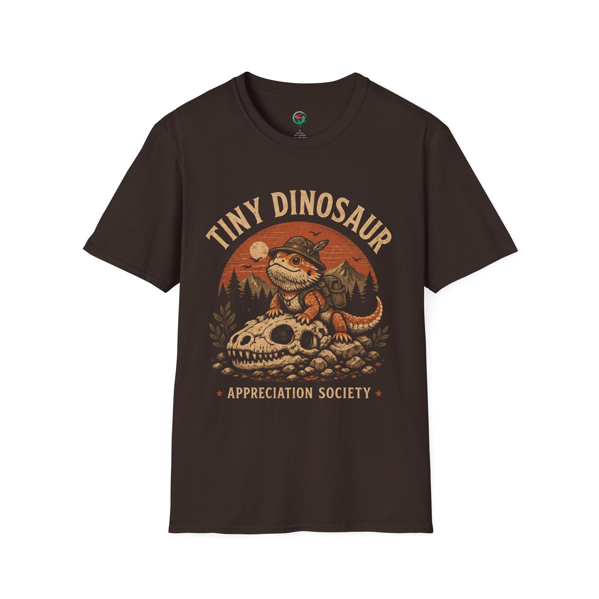 Tiny Dinosaur T-Shirt — 'Tiny Dinosaur Appreciation Society' Retro Dino Graphic Tee