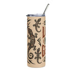 Love My Gecko Tribal Stainless Steel 20 oz Tumbler