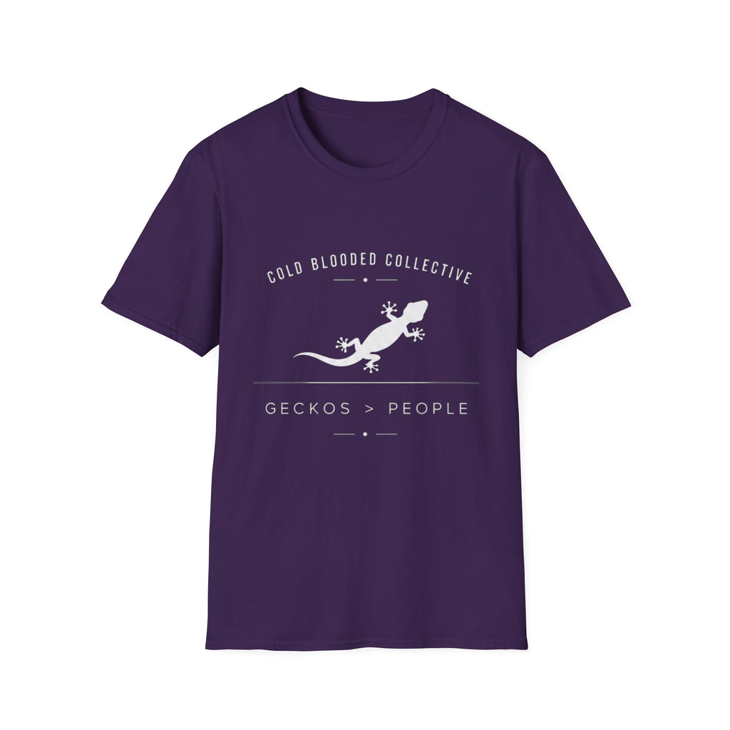 Gecko Over People Graphic T-Shirt — "Cold Blooded Collective" GeckoTee
