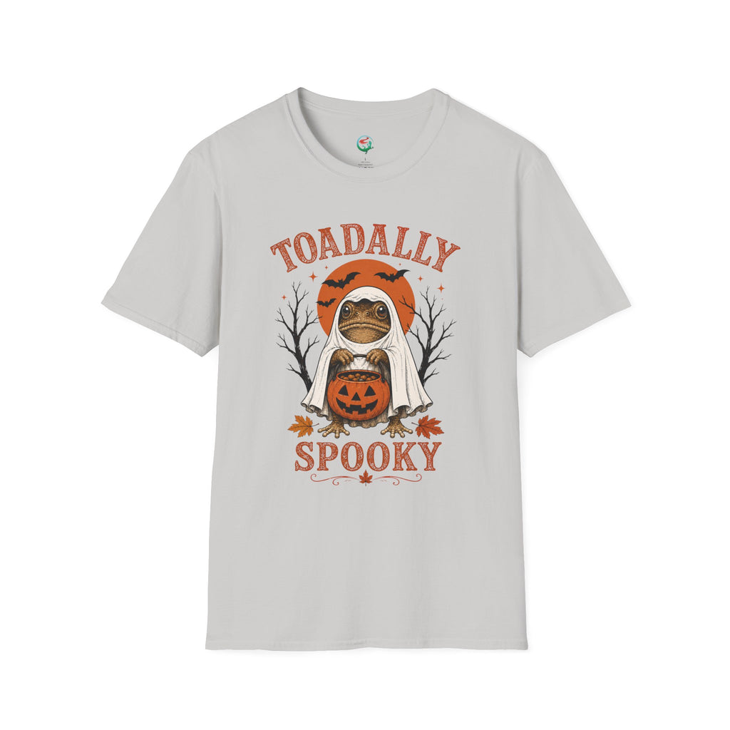 Toadally Spooky Shirt | Funny Halloween Toad Ghost Graphic Tee