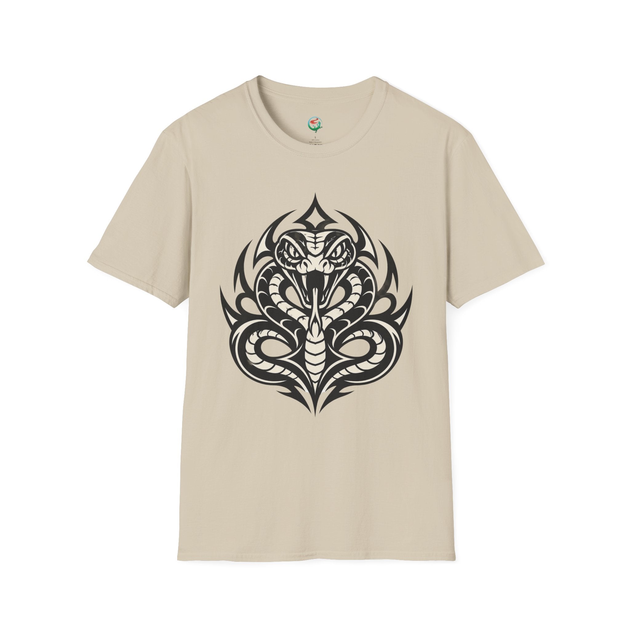 Snake Tribal T-Shirt — Fierce Cobra Graphic Tee