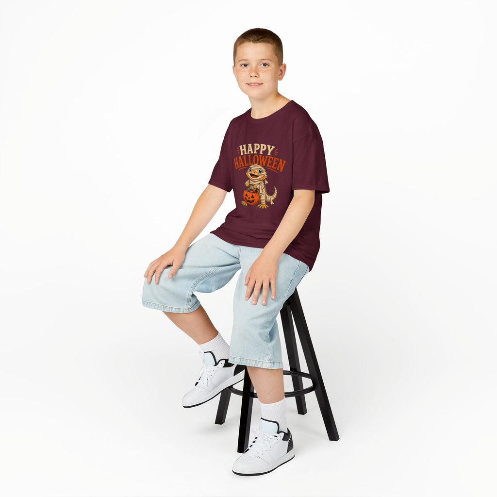 Kids "Happy Halloween" Bearded Dragon T-Shirt